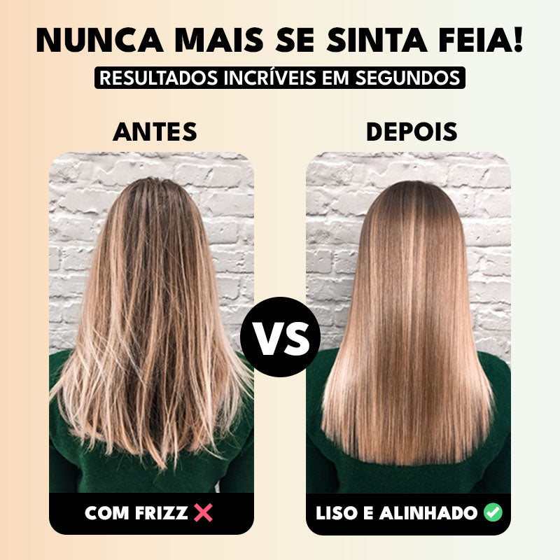 Escova Alisadora de Cabelo 5 em 1 Sem Fio PureGlam