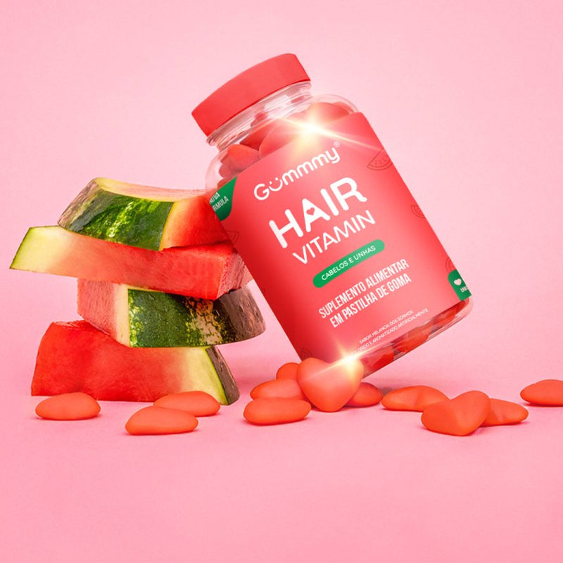 3 Gummy® Hair + 1 Escova + 1 Hair Mask